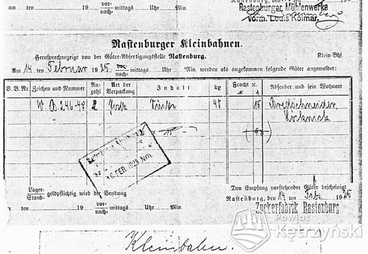 Rastenburg-Kleinbahn-Versandunterlagen-von-1925
