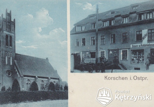 Korschen-evag.kirche und Raiffeisen