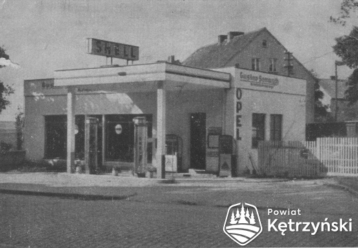 Stacja benzynowa Samuscha,1935.