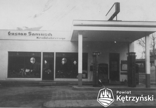 Stacja benzynowa,1935r.