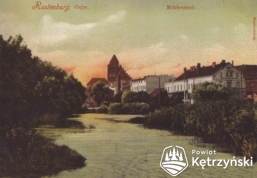Rastenburg Mühlenteich PK 1911